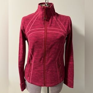 Lululemon Align Jacket bright pink warmer fleecy fabric size 10